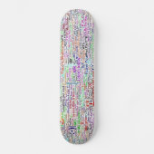 Internet Chat Lingo Art Persoonlijk Skateboard (Voorkant)