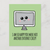 Internet Creep Kawaii Funny Valentijnsdag Briefkaart (Voorkant)