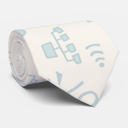 Internet Doodles Stropdas (Opgerold)