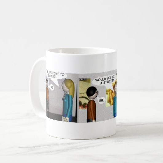 Internet Earl Mok: Dalmart Koffiemok (Voorkant links)