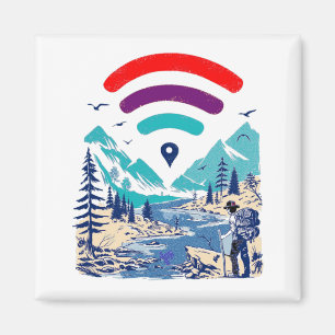 Internet Explorer, wifi gift mannen vrouwen Magneet