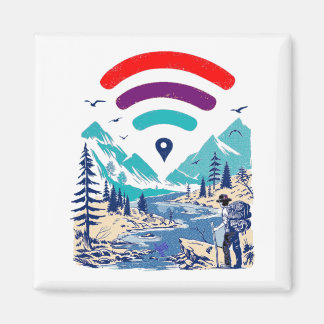 Internet Explorer, wifi gift mannen vrouwen Magneet