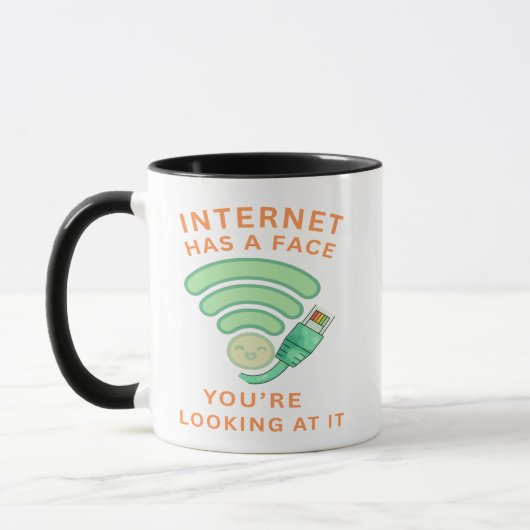 Internet Heeft Een Gezicht, Je Kijkt Ernaar Mok (Links)