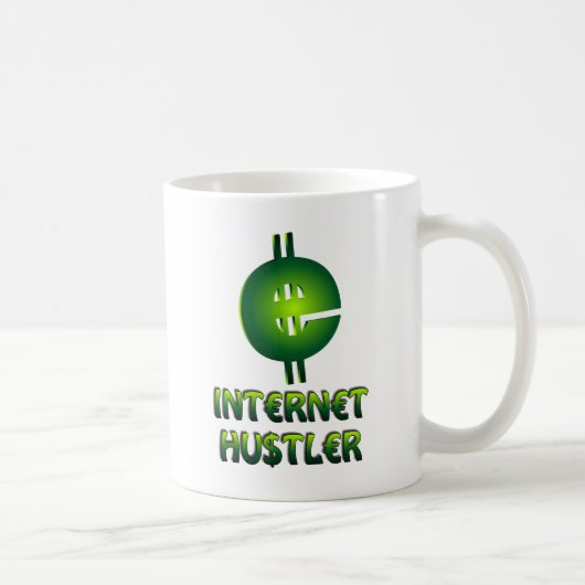 Internet Hustler Koffiemok (Rechts)