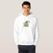 Internet is Alien voor deze Marsmannetje Hoodie (Voorkant volledig)
