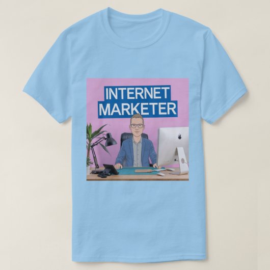 Internet Marketeer Carrière T-shirt (Design voorkant)