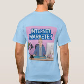 Internet Marketeer Carrière T-shirt (Achterkant)