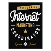 Internet Marketing Coordinator Foto Afdruk (Voorkant)