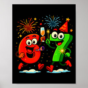 Internet Memes 6 En 7 Zes Zeven Alpha Aura Energie Poster