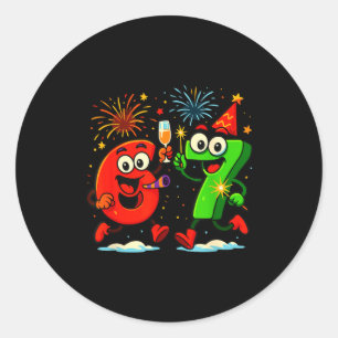 Internet Memes 6 En 7 Zes Zeven Alpha Aura Energie Ronde Sticker
