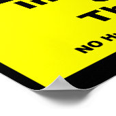 Internet of Things IoT Waarschuwing Waarschuwingsb Poster (Hoek)