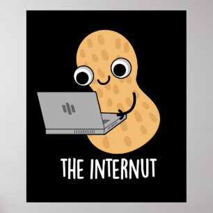 Internet pinda pun Dark BG Poster