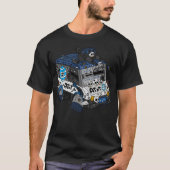 Internet Provider Service Truck. ICT en browsers T-shirt (Voorkant)