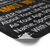 Internet Safety Rules Classroom Poster (Hoek)