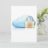 Internet Security Icon Kaart (Staand voorkant)