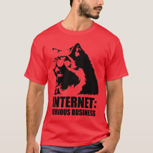 Internet: Serious Business (lolcat grappig shirt) T-shirt