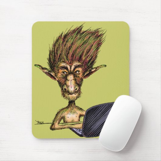 Internet Troll Muismat (Met muis)