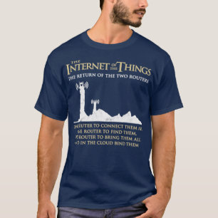 Internet van dingen twee Slimme Gift van de Gegeve T-shirt