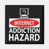Internet - verslavingsgevaar magneet (Voorkant)