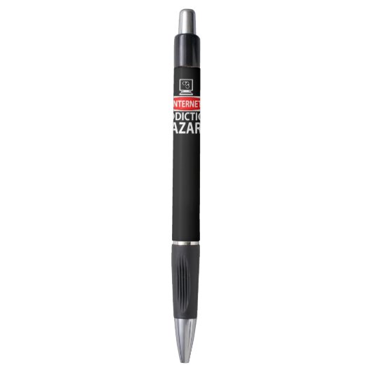 Internet - verslavingsgevaar pen (Voorkant Verticaal)