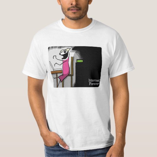Internet voor altijd T-Shirt (Voorkant)