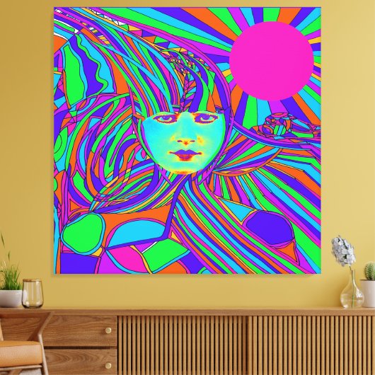 Internetcomputer Canvas Afdruk (Insitu (Woonkamer))