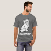Internetkat T-shirt (Voorkant volledig)