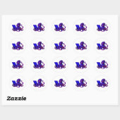 Internetverslaving Ronde Sticker (Vel)