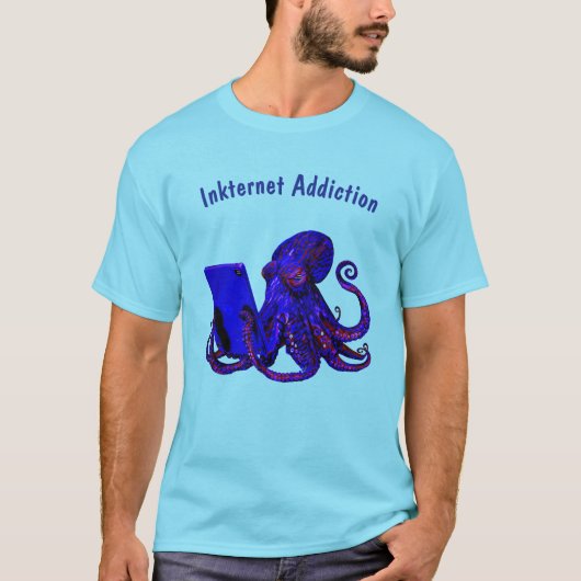 Internetverslaving T-shirt (Voorkant)