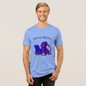 Internetverslaving Tri-Blend Shirt (Voorkant volledig)