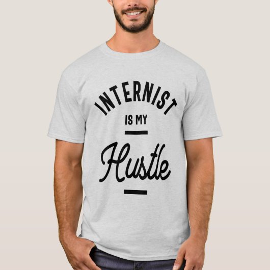 Internist is mijn enorme beroep op de beroepsketen t-shirt (Voorkant)