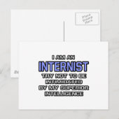 Internist Joke ... Superieure intelligentie Briefkaart (Voorkant / Achterkant)