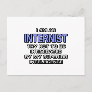 Internist Joke ... Superieure intelligentie Briefkaart