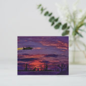 Interplanetair Commute briefkaart (Staand voorkant)