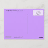Interplanetair Commute briefkaart (Achterkant)