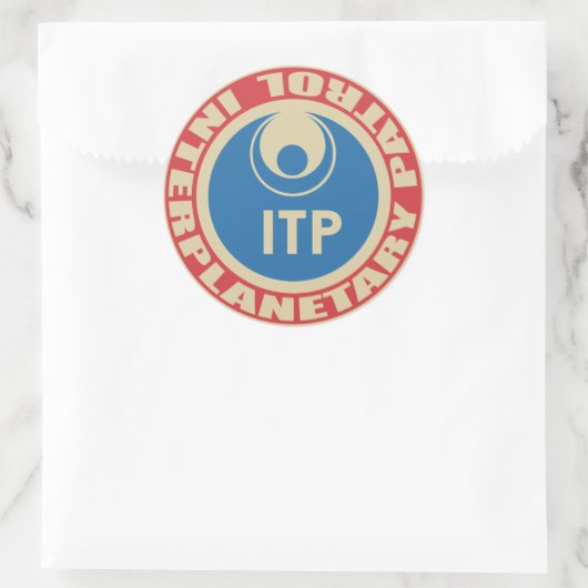 Interplanetaire patrouille Sticker (Tas)
