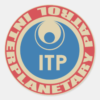 Interplanetaire patrouille Sticker