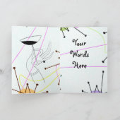 Interplanetaire reisbegroeting kaart (Binnen)