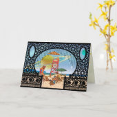 Interplanetaire reizen manen van Risa begroeting Kaart (Gele Bloem)