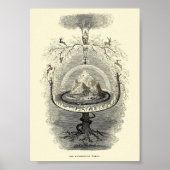  interpretatie van de wereldillustratie poster (Voorkant)