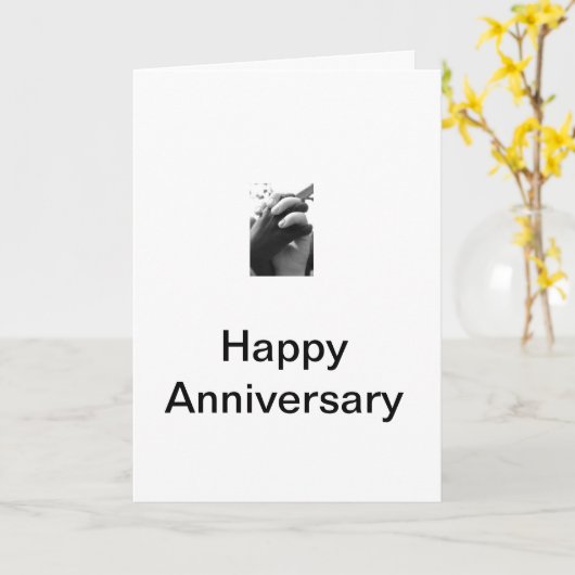 Interraciaal Jubileum Kaart (Gele Bloem)