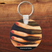 Interraciale dater sleutelhanger (Voorkant)