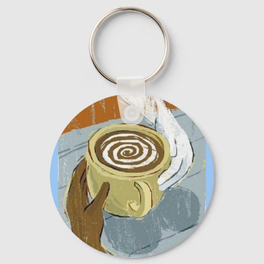 interraciale datering sleutelhanger (Voorkant)