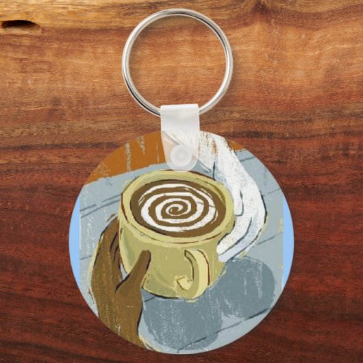 interraciale datering sleutelhanger (Voorkant)