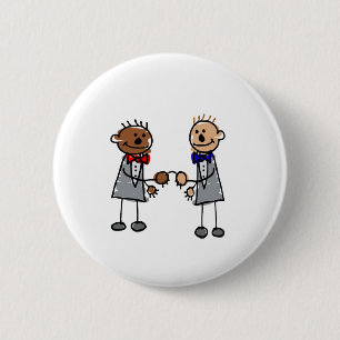 Interraciale homepage ronde button 5,7 cm