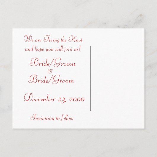 Interraciale lesbische geliefden aankondigingskaart (Achterkant)