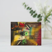 Interraciale liefde feestdagenkaart (Staand voorkant)