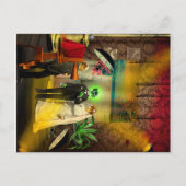 Interraciale liefde feestdagenkaart (Voorkant)