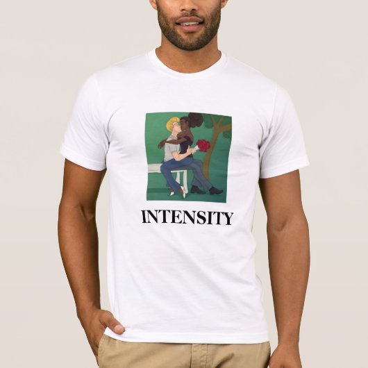 Interraciale liefde t-shirt (Voorkant)