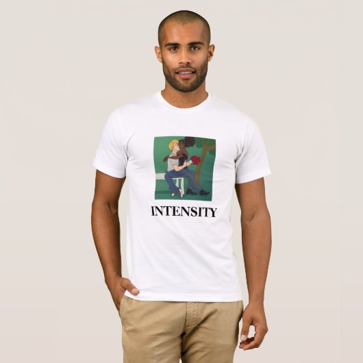 Interraciale liefde t-shirt (Voorkant volledig)